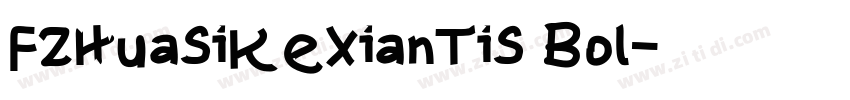 FZHuaSiKeXianTiS Bol字体转换